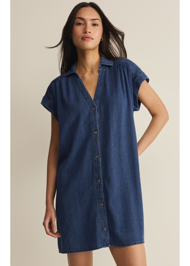 Shellbound Twill Dress