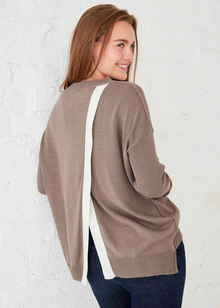 Coronado Split Back Sweater-FINAL SALE