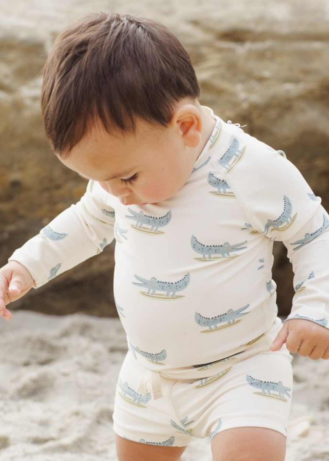 Boys Rashguard Set || Alligators