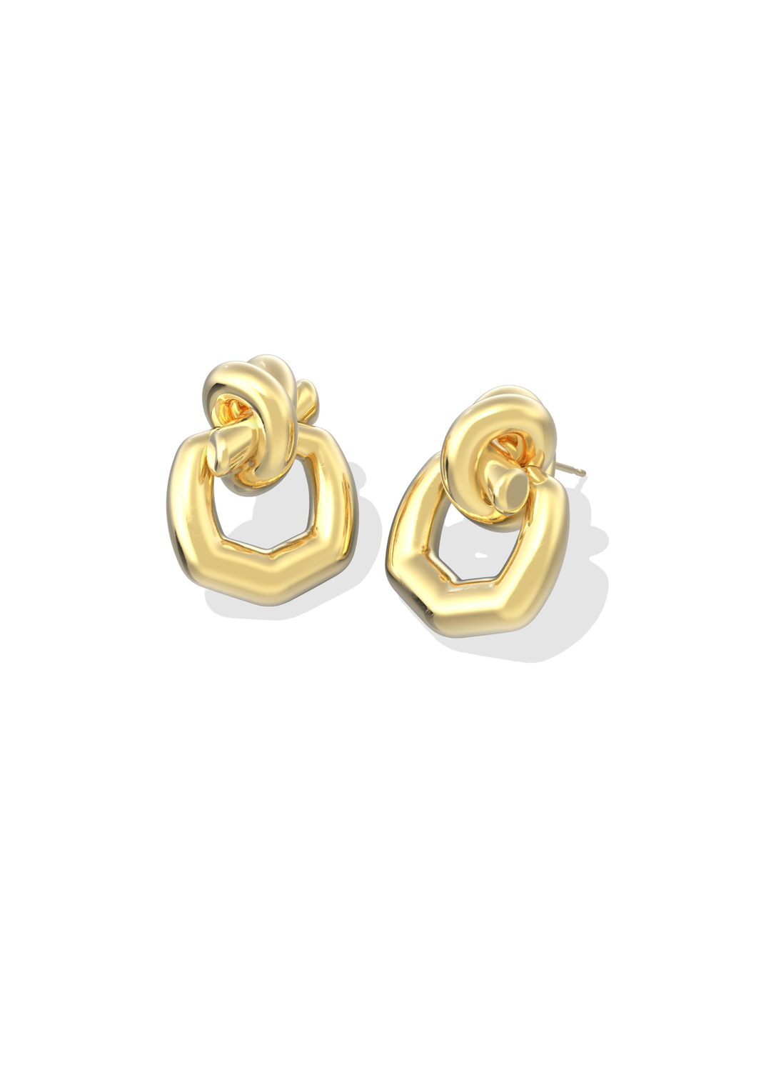 Parker Knot Open Frame Earrings