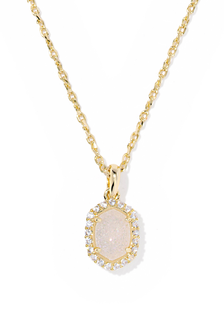Daphne Crystal Frame Short Pendant Necklace