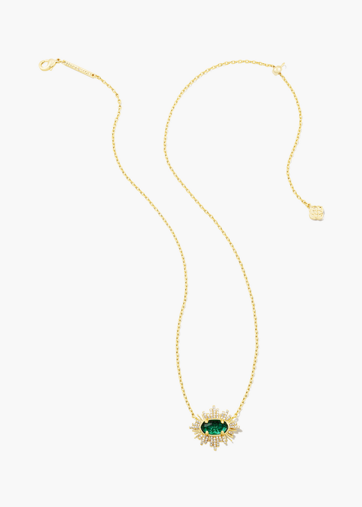 Grayson Sunburst Frame Necklace