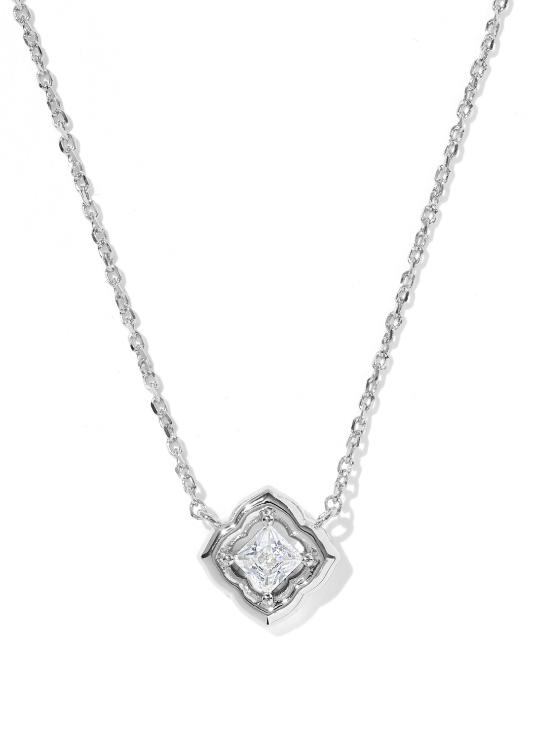 Mallory Crystal Short Pendant Necklace