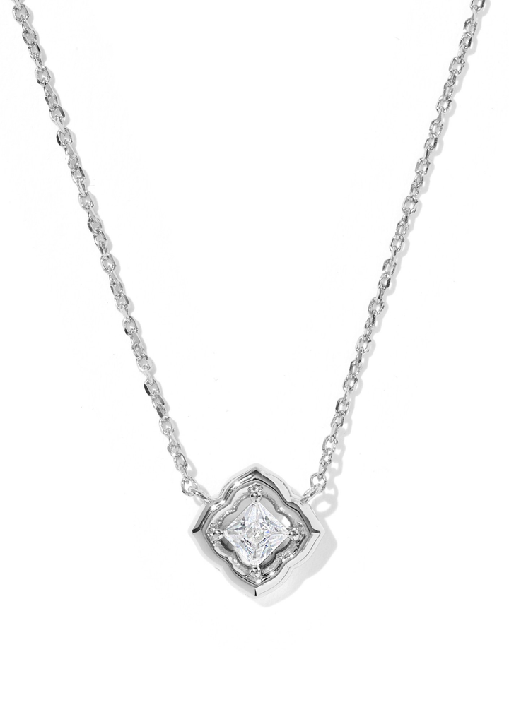 Mallory Crystal Short Pendant Necklace