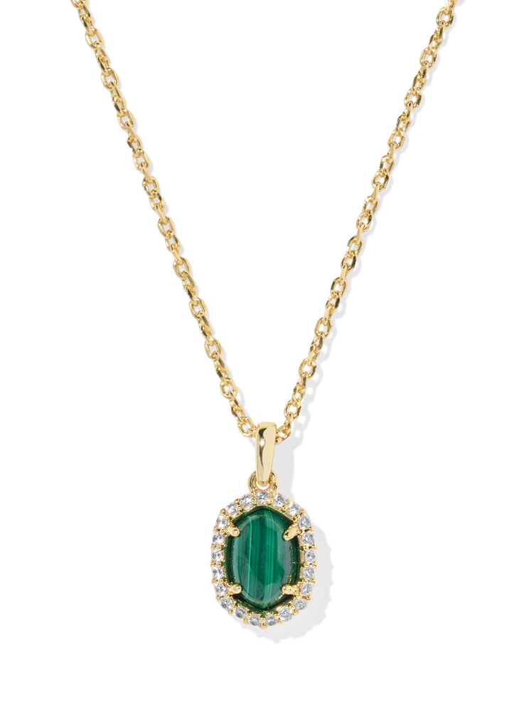 Daphne Crystal Frame Short Pendant Necklace
