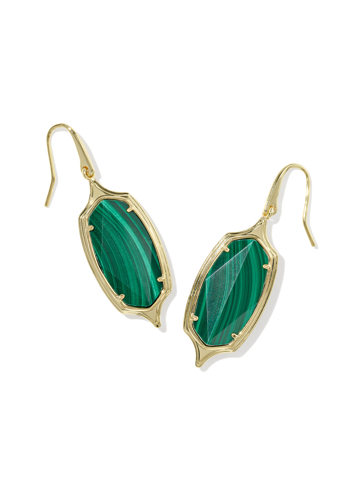 Dani Stepped Frame Drop Earrings