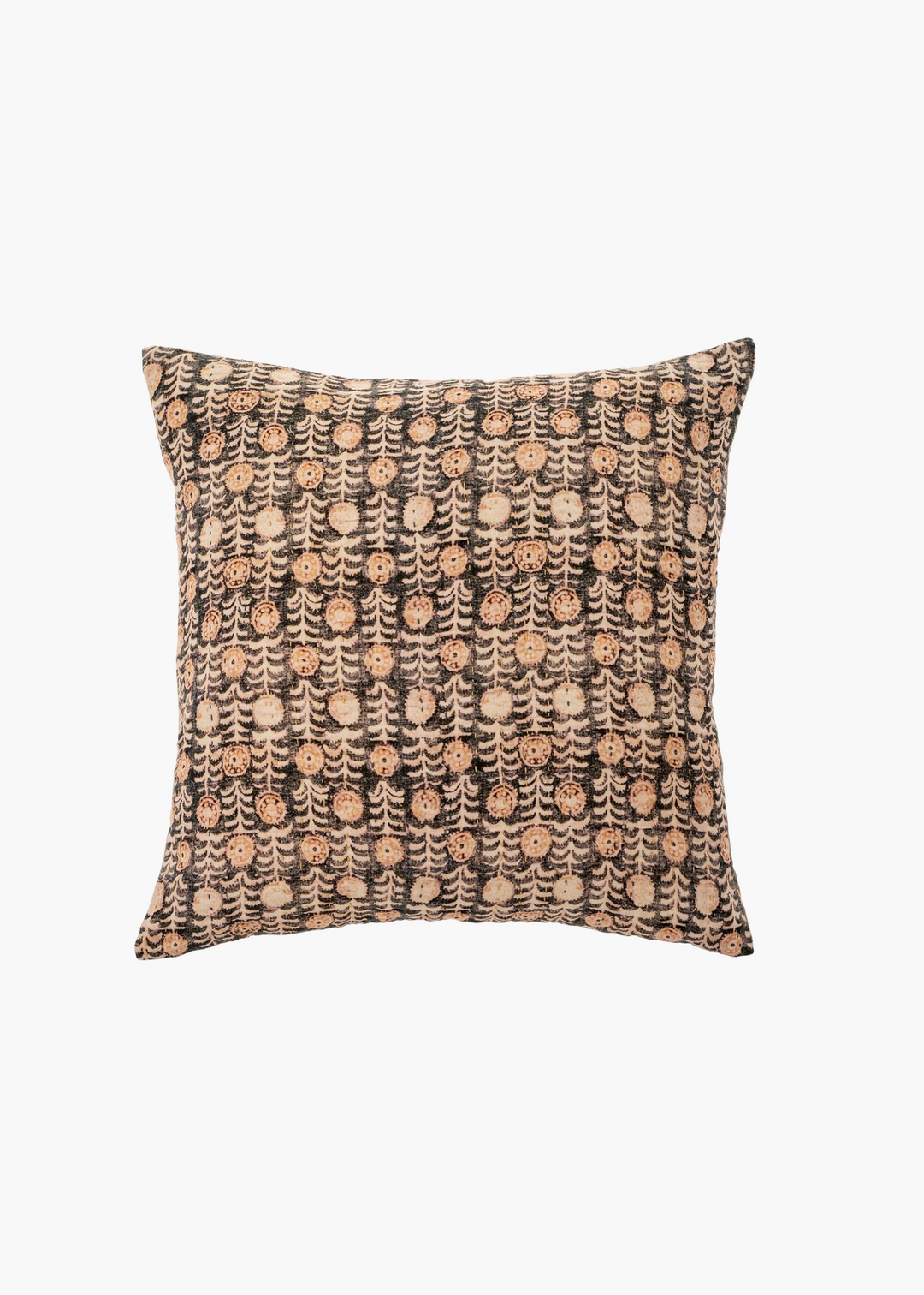 Floral Kantha Pillow