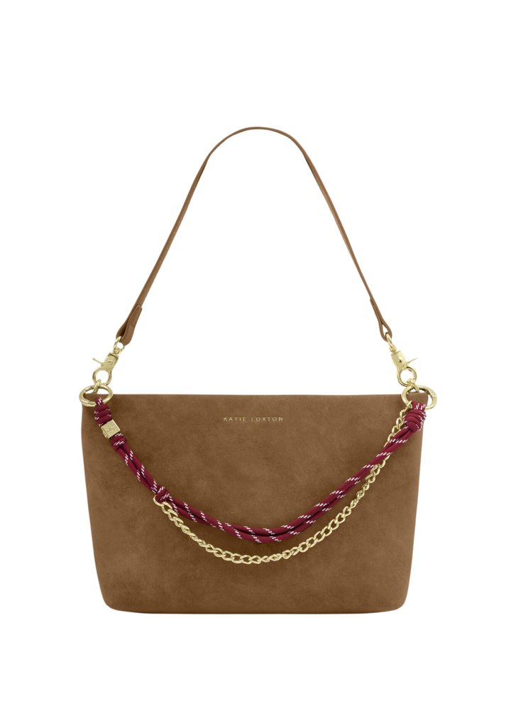 Cord Small Suedette Shoulder Bag - Macy Carlisle