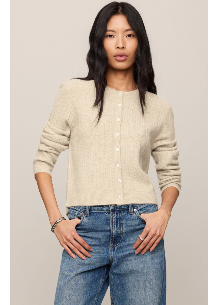 Medina Pointelle Cardigan