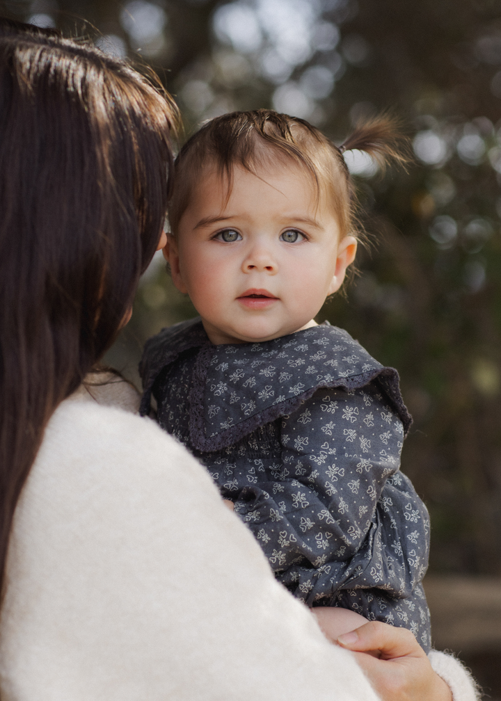 Fern Romper || Heart Ditsy
