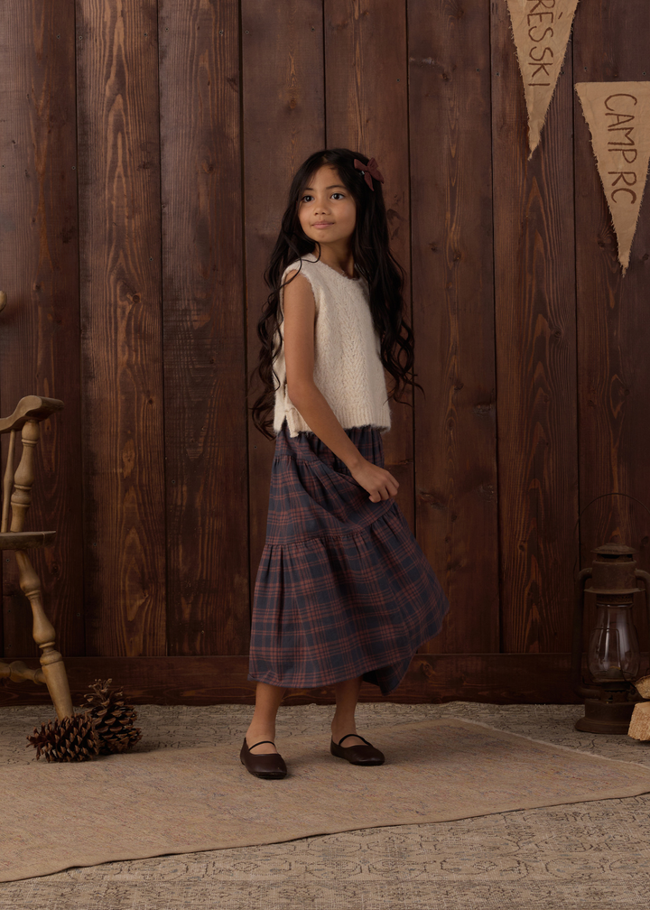 Bow Sweater Vest || Ivory