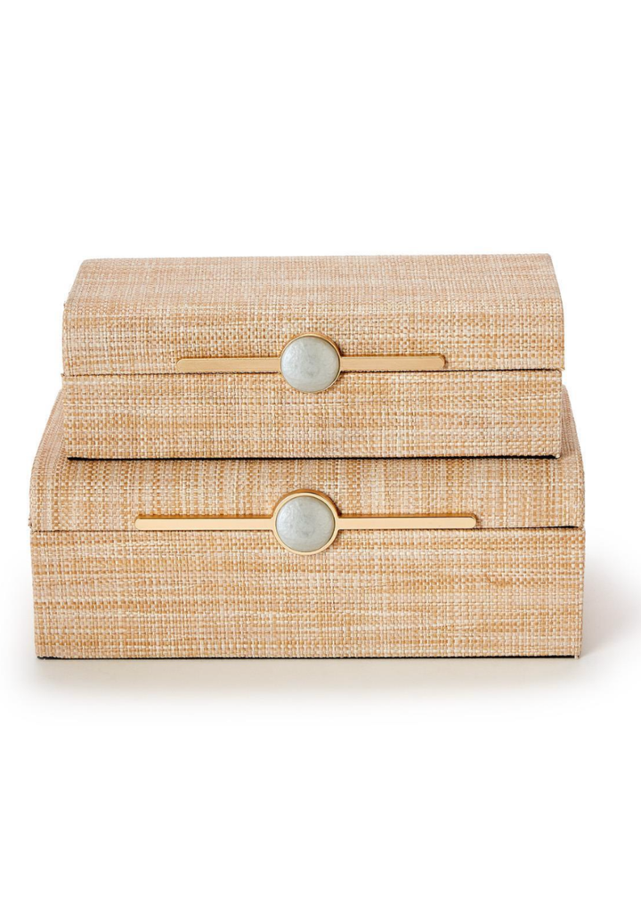Sea Grass Boxes, Set Of 2