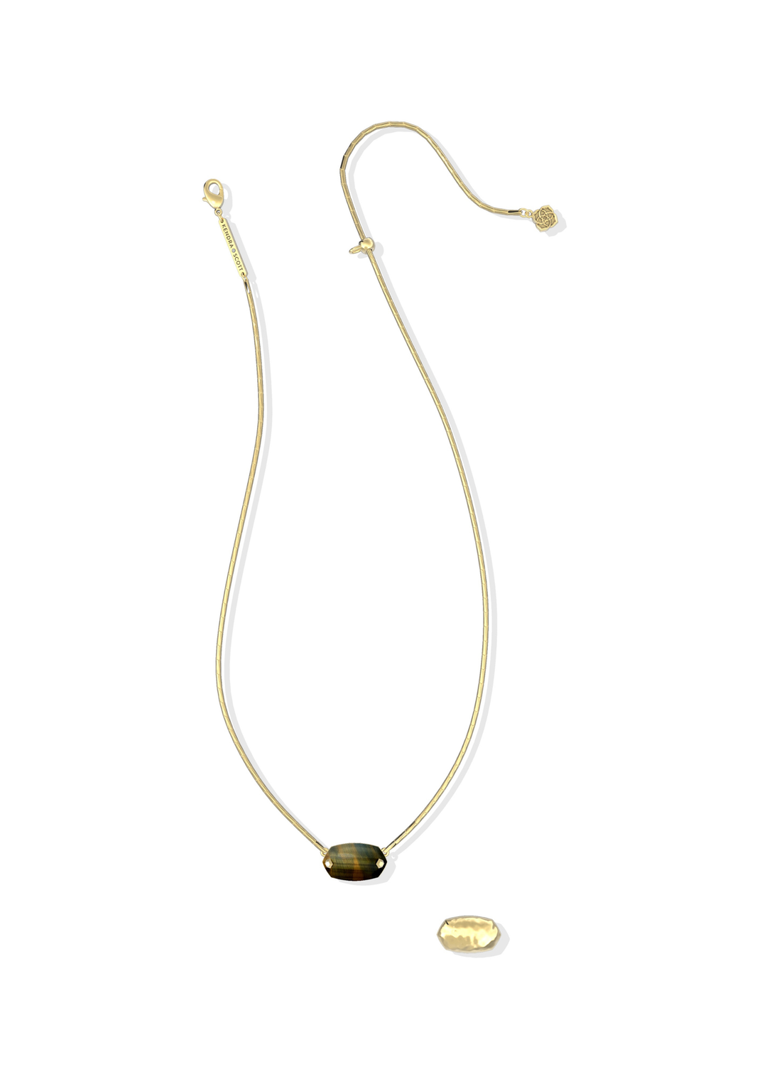 Elisa Riveted Short Pendant Necklace