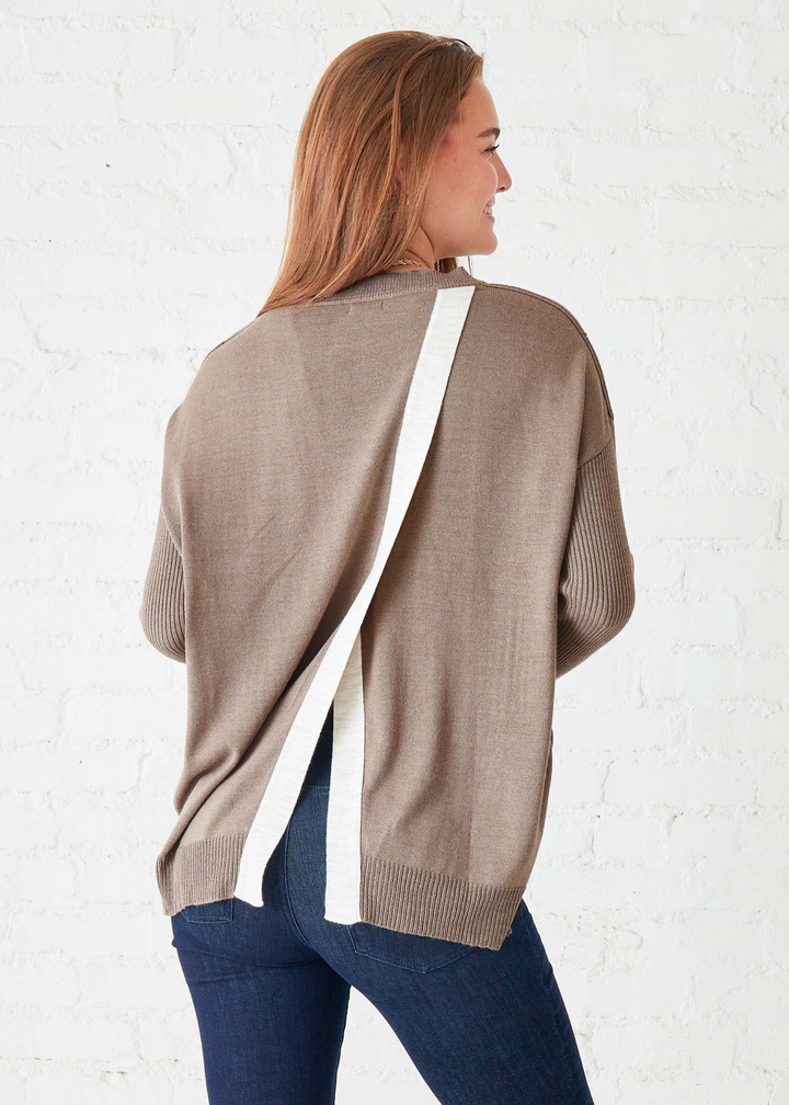 Coronado Split Back Sweater-FINAL SALE