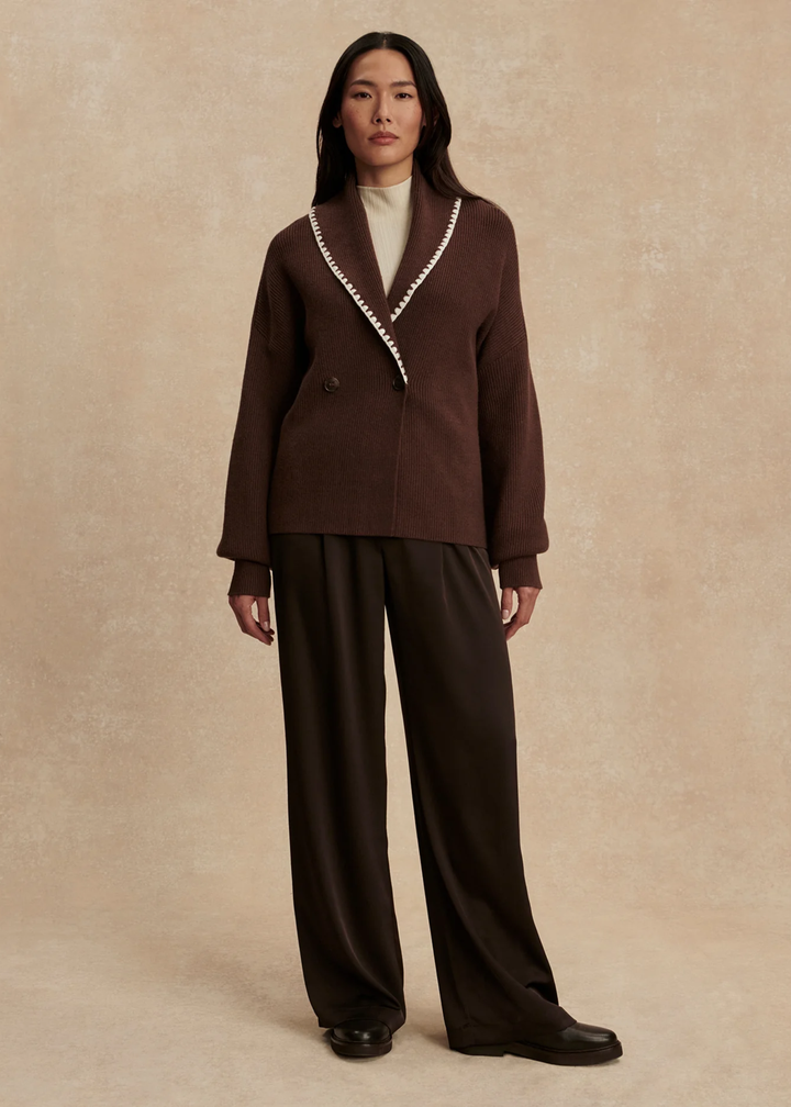 Totley Shawl Collar Knit