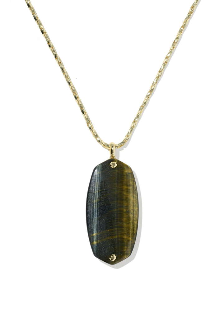 Danielle Riveted Long Pendant Necklace