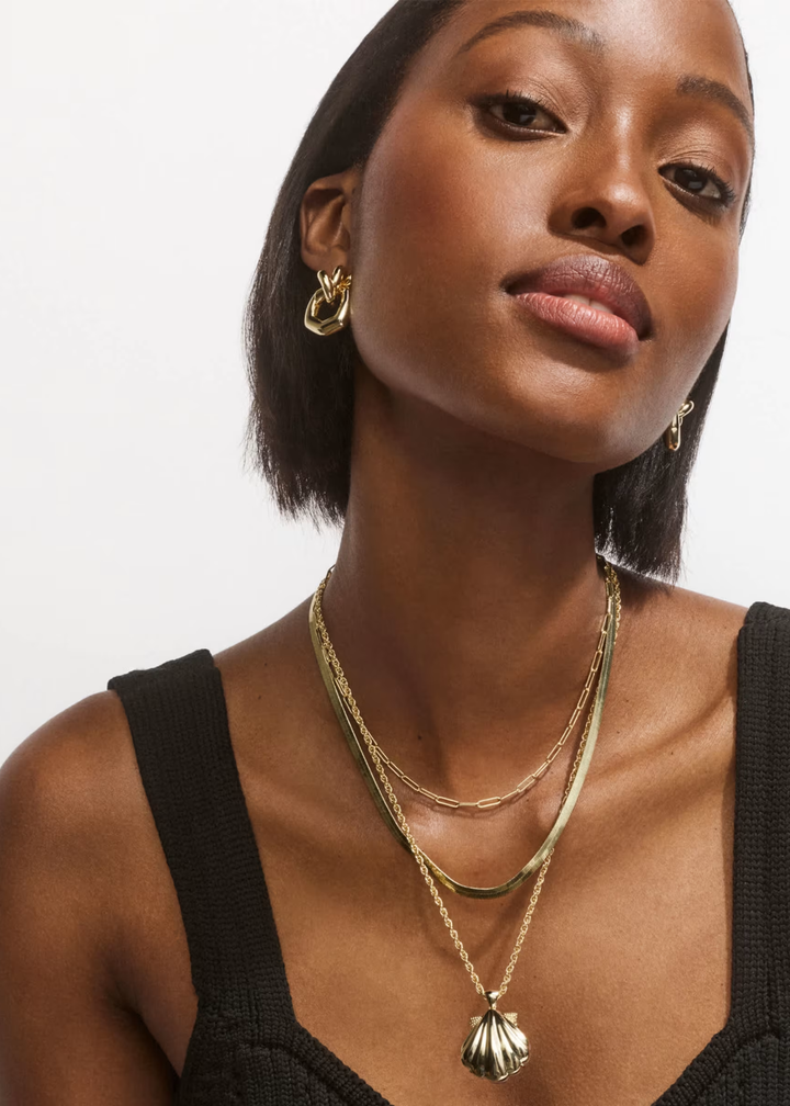 Parker Knot Open Frame Earrings