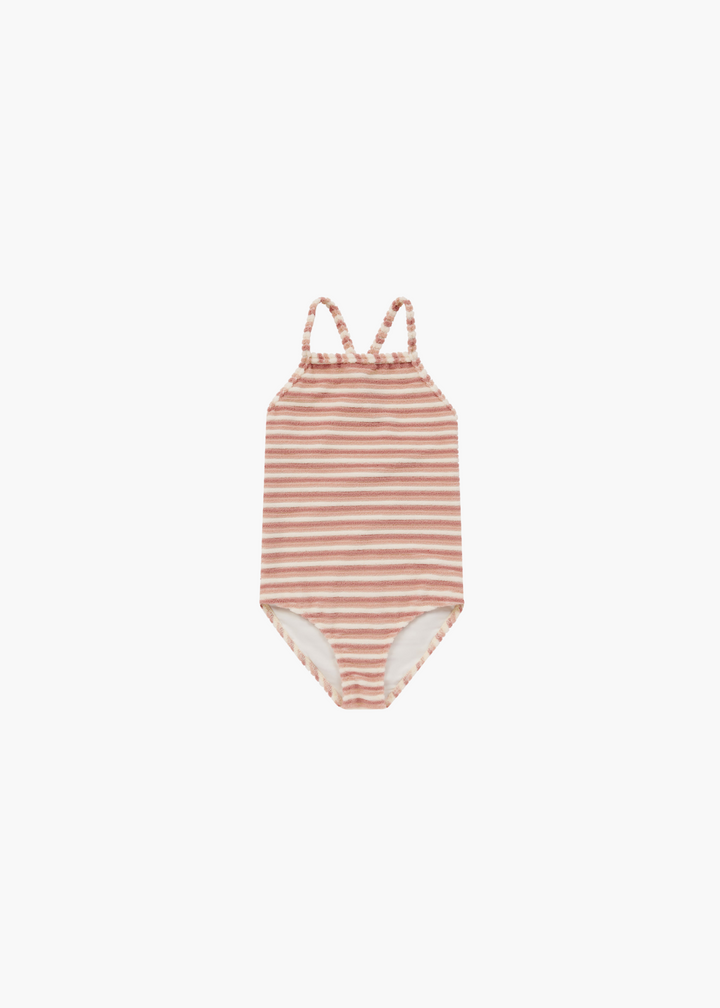 Sky One-Piece || Pink Stripe - FINAL SALE
