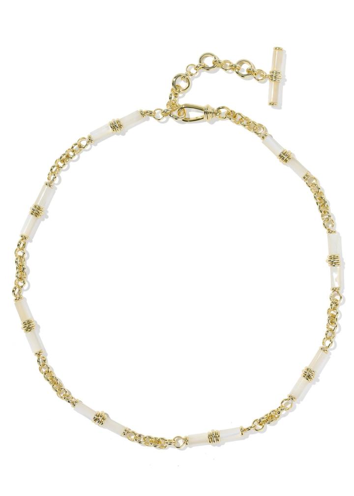 Bree Beaded Link And Chain Necklace