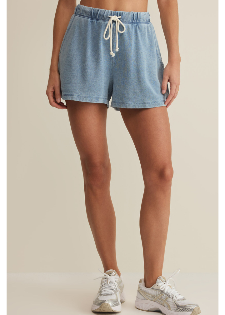 Hunter Knit Denim Short - Macy Carlisle