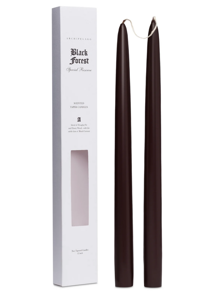 Black Forest Tapered Candles