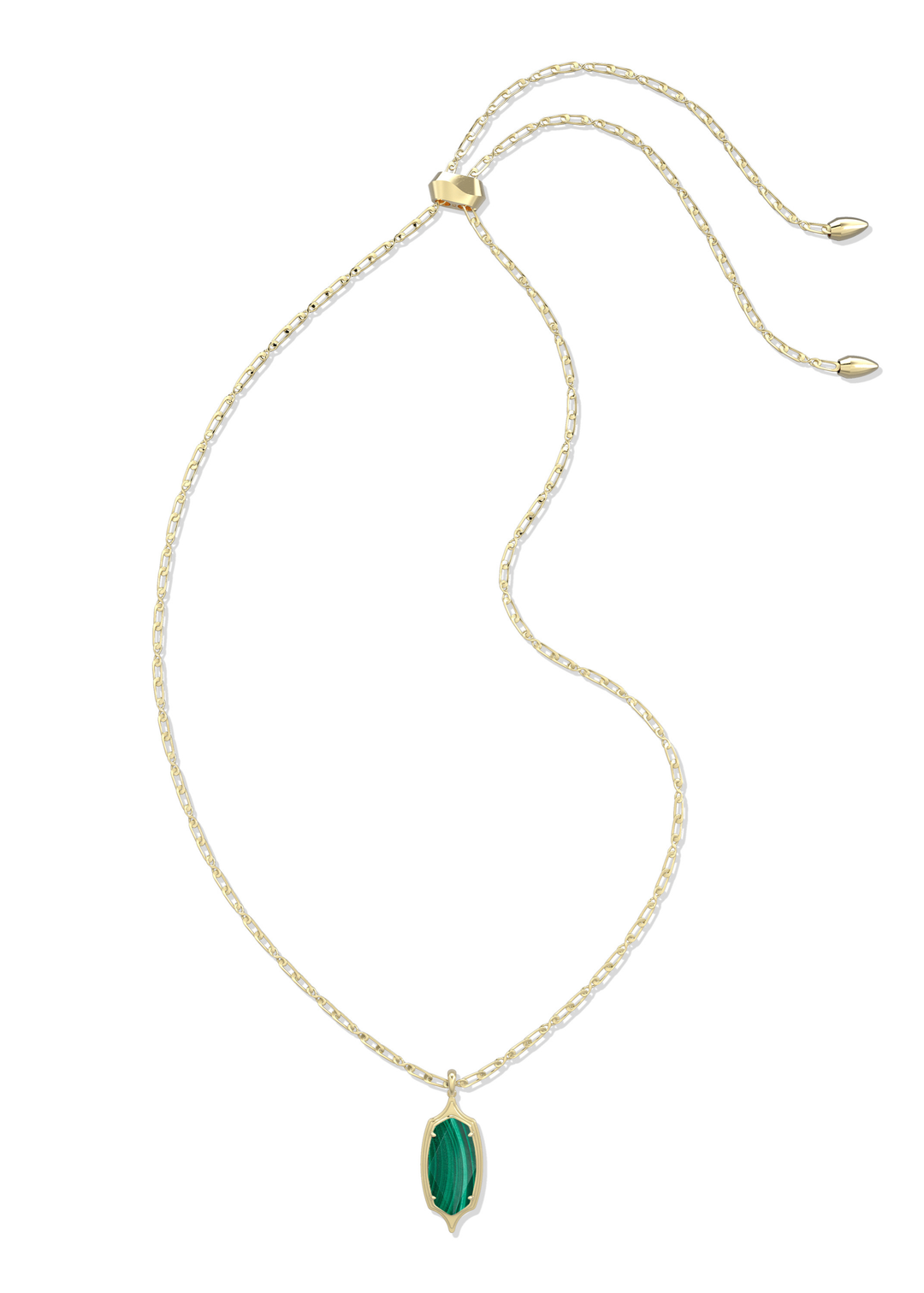 Dani Stepped Frame Long Pendant Necklace
