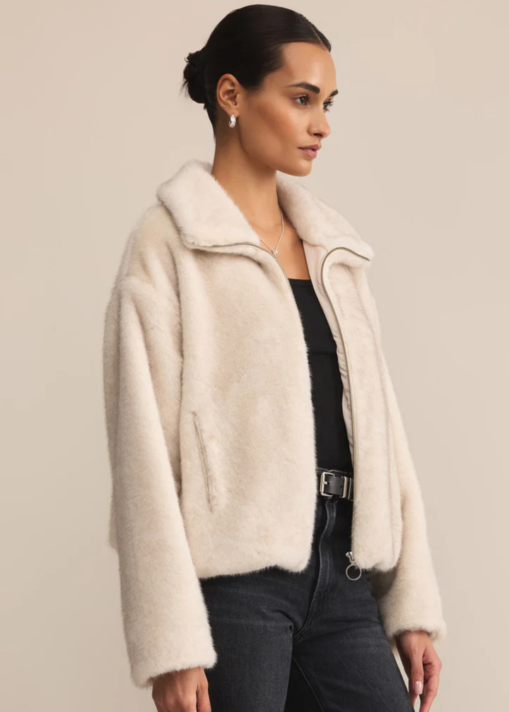 Amethyst Faux Fur Jacket