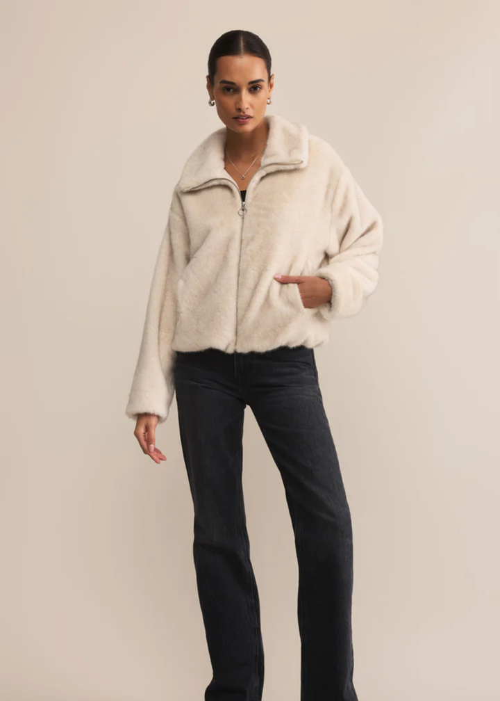 Amethyst Faux Fur Jacket