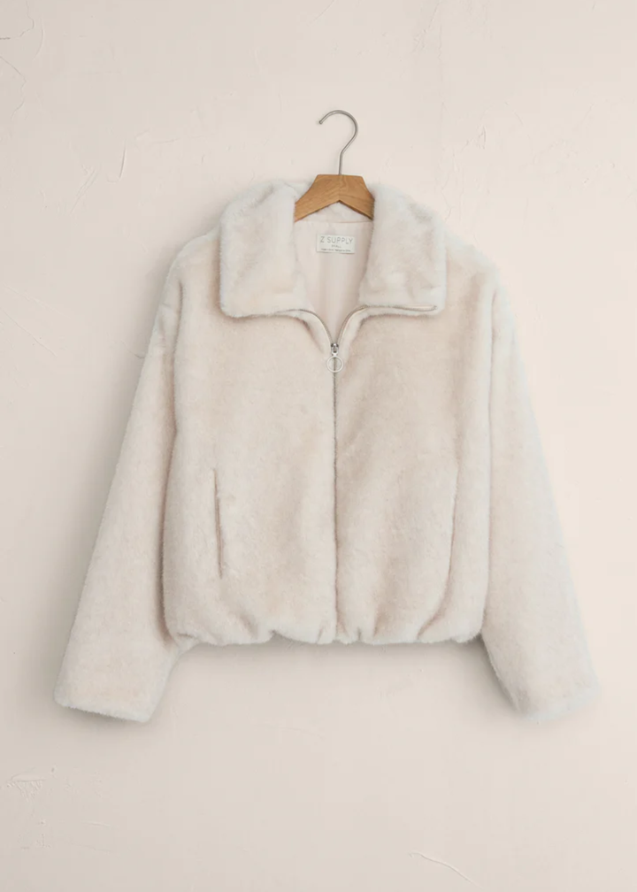 Amethyst Faux Fur Jacket