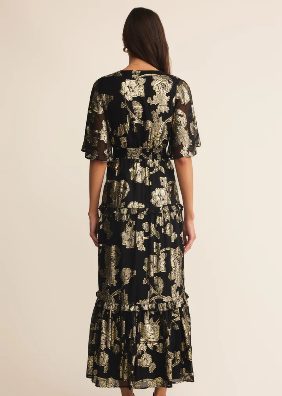 Kiera Jacquard Maxi Dress