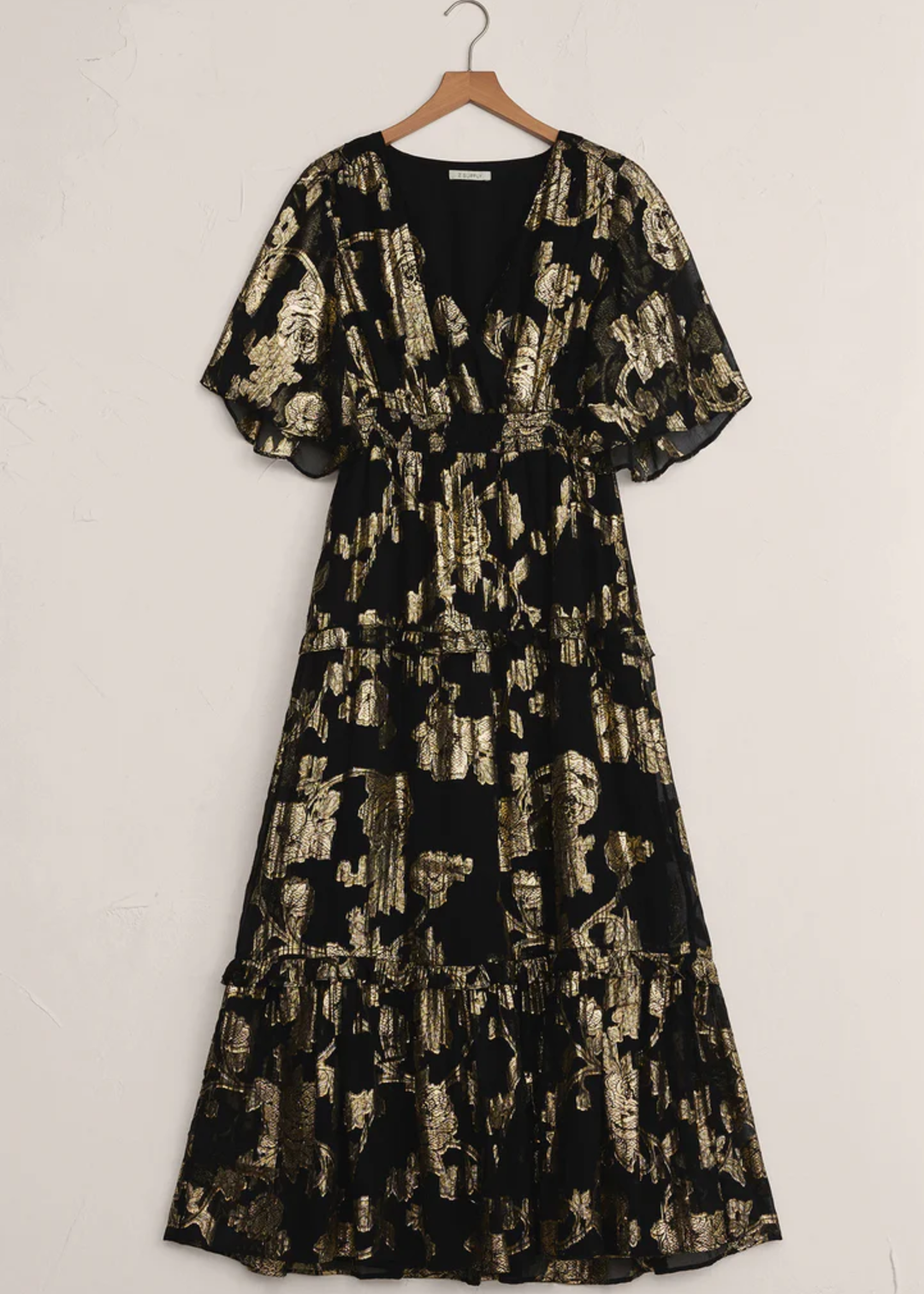 Kiera Jacquard Maxi Dress