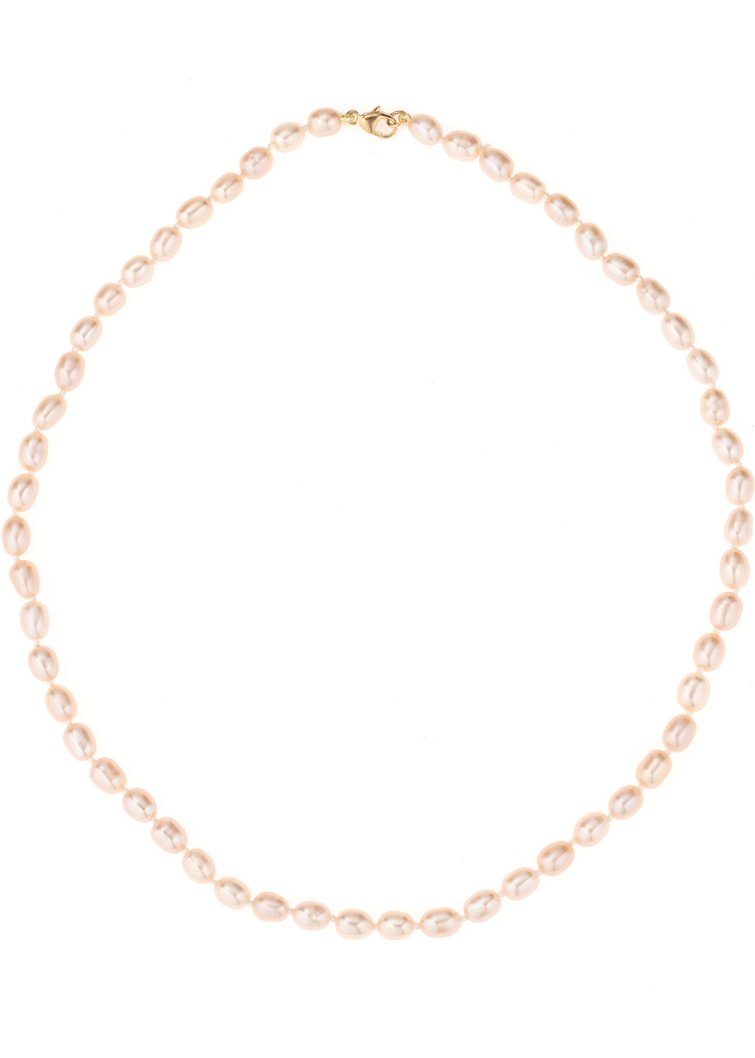 Chunky Pink Seed Pearl Necklace
