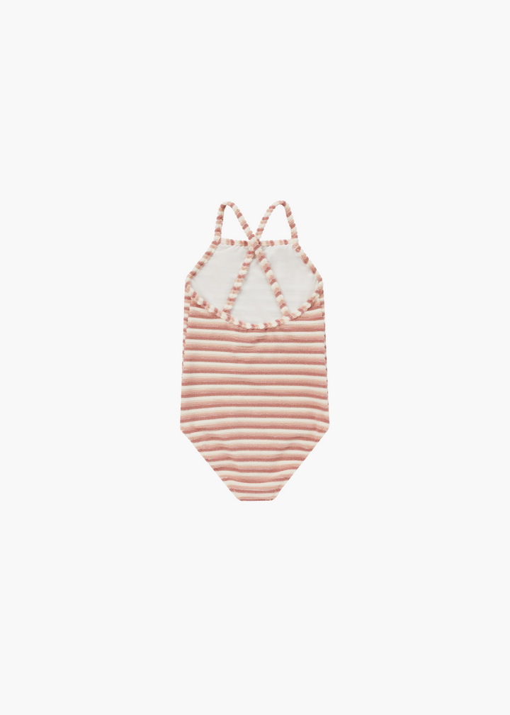 Sky One-Piece || Pink Stripe - FINAL SALE