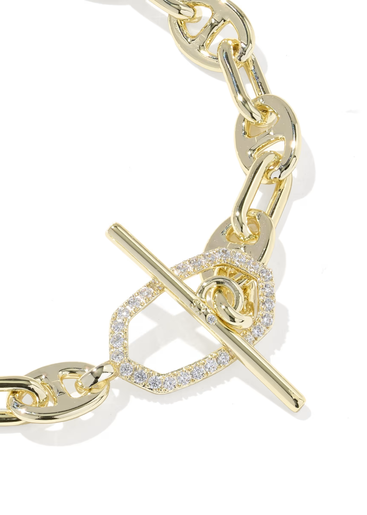 Elaina Toggle Link And Chain Bracelet