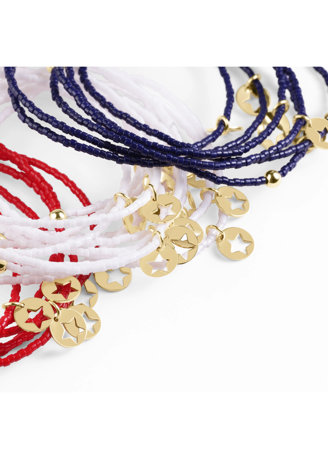 Hope Classic Bracelet - Navy - Star Small Gold Disc