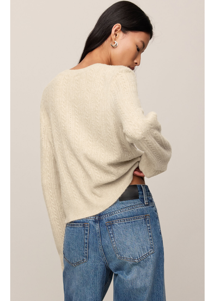 Medina Pointelle Cardigan
