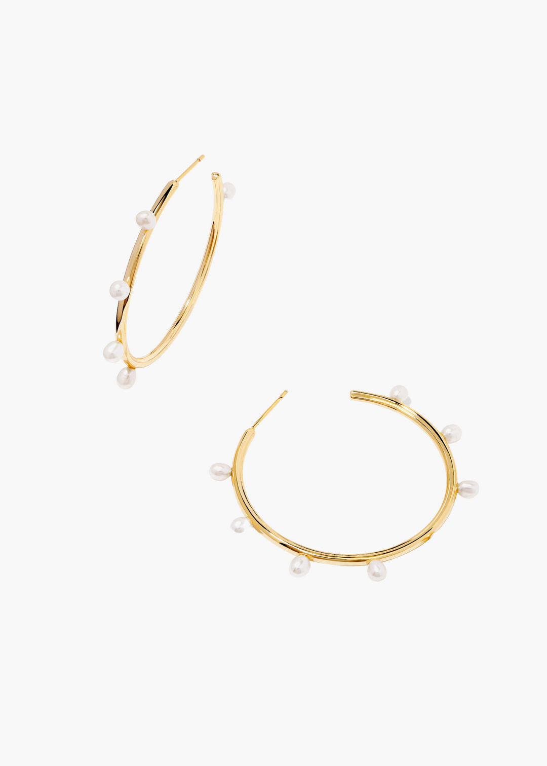 Leighton Pearl Hoop - FINAL SALE