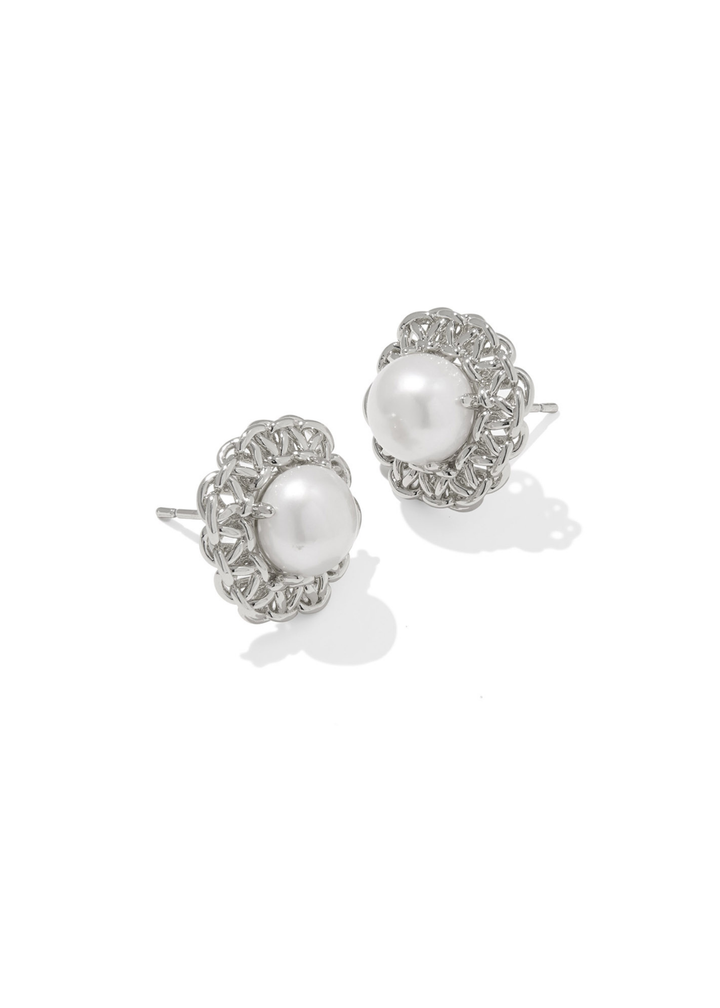 Gabriella Pearl Stud Earrings