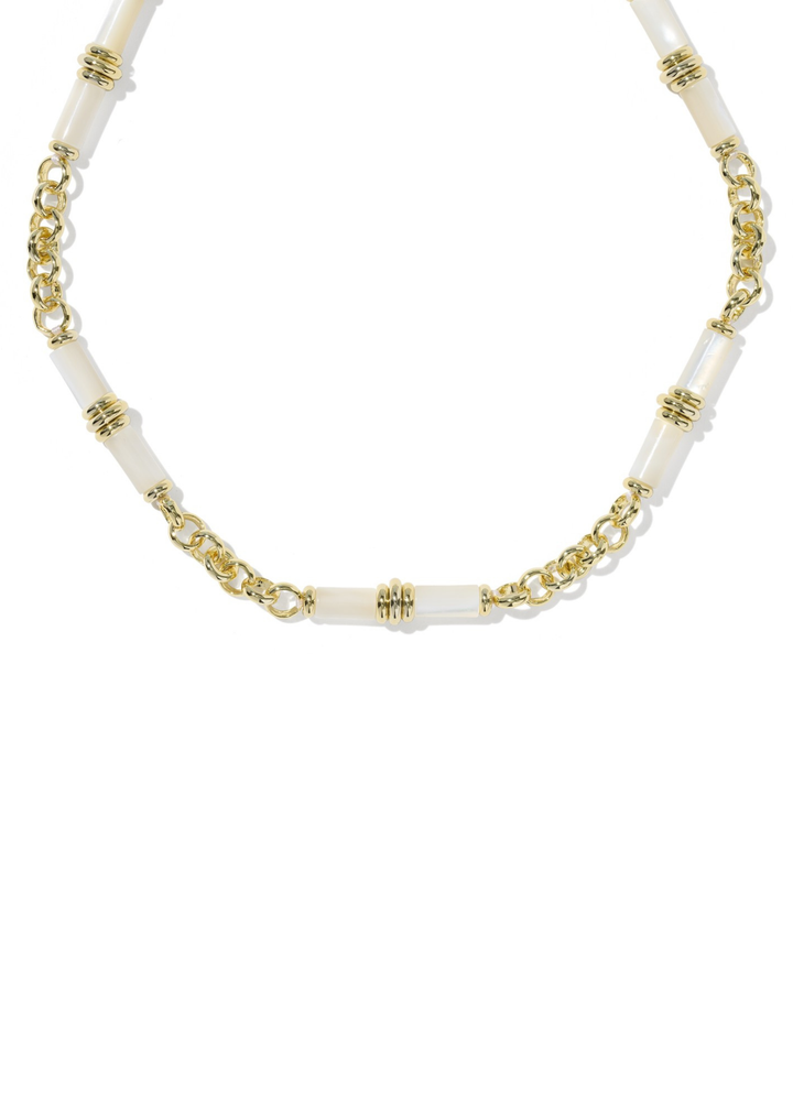 Bree Beaded Link And Chain Necklace