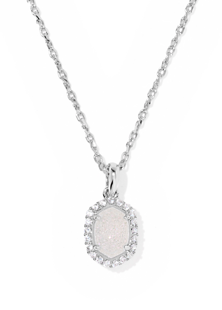 Daphne Crystal Frame Short Pendant Necklace