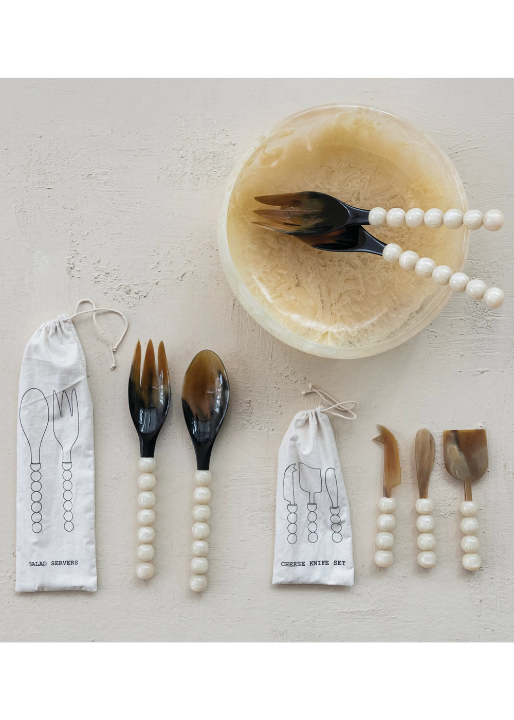 Bauble Salad Servers - Macy Carlisle