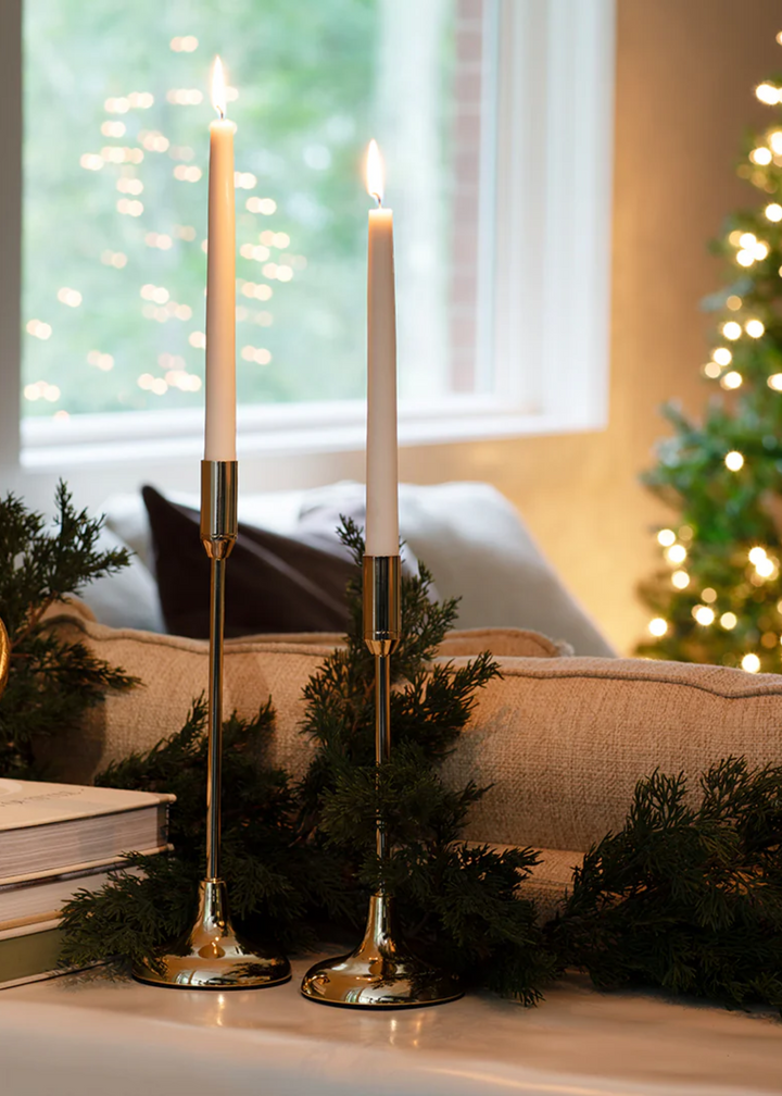 Winter Frost Tapered Candle Set