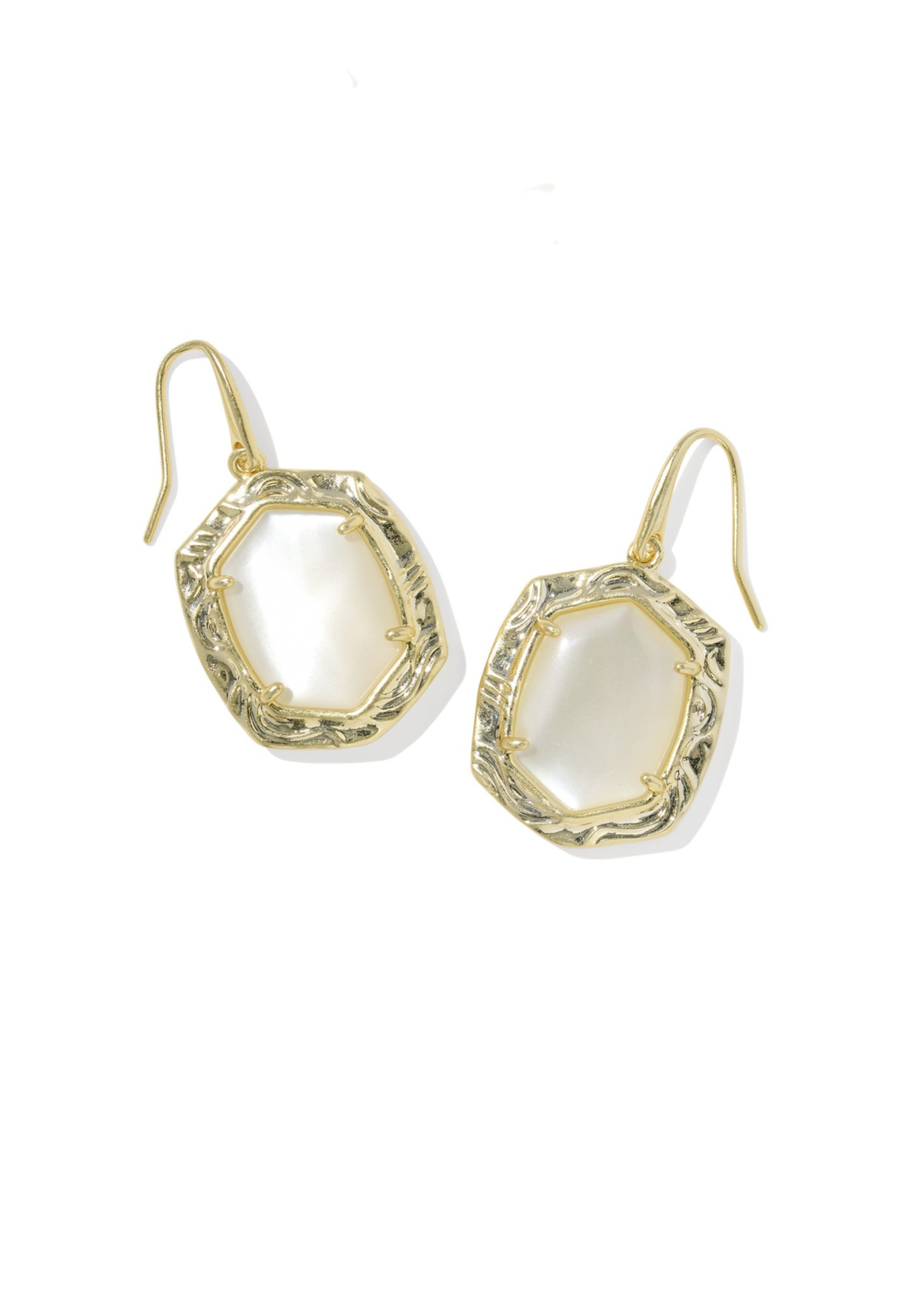 Tiger Striped Daphne Drop Earrings