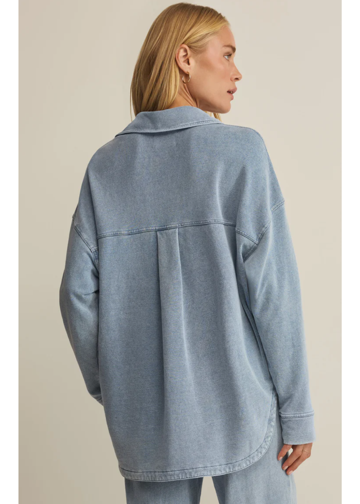 All Day Knit Denim Jacket - Macy Carlisle