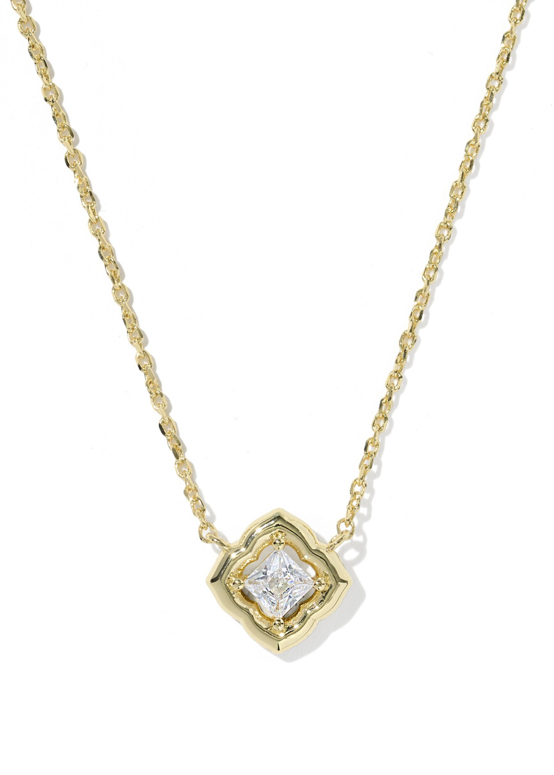 Mallory Crystal Short Pendant Necklace