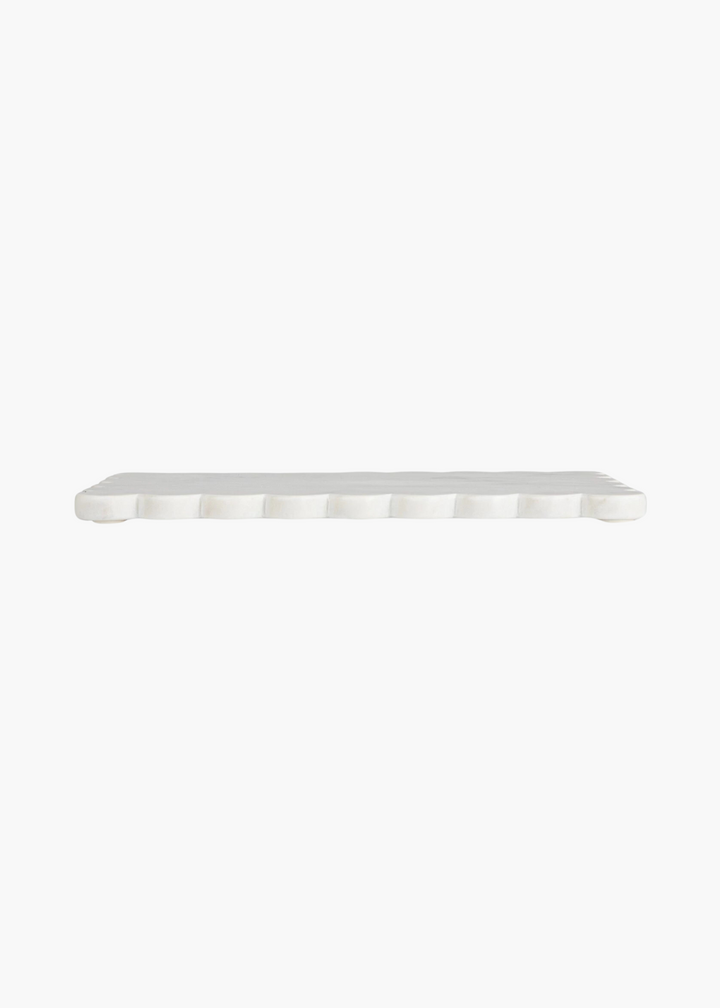 Marble Scalloped Serving Board