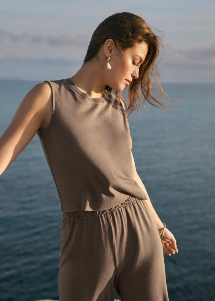 Sloane Cotton Jersey Tank