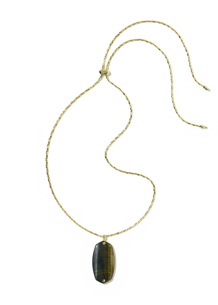 Danielle Riveted Long Pendant Necklace