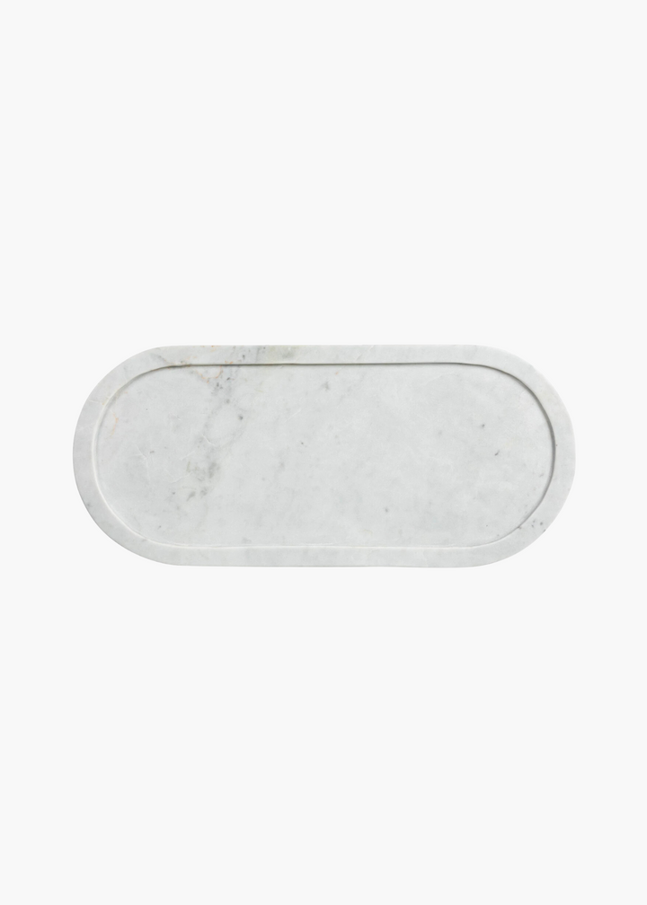 Oval Marble Tray