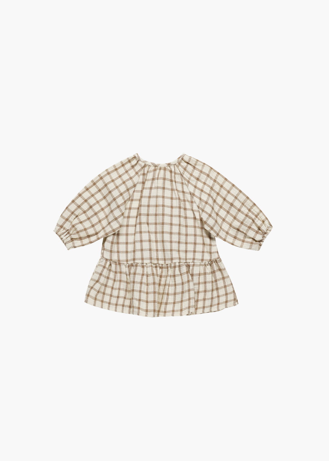 Lany Dress || Cinnamon Plaid-FINAL SALE
